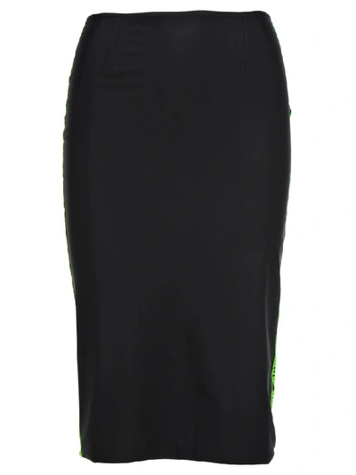 Shop Gcds Pencil Skirt In Black