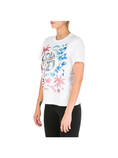 Shop Alberta Ferretti Love Me Wild T-shirt In Bianco