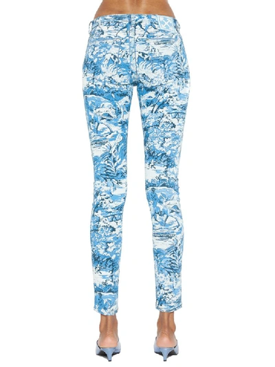 Shop Off-white Tapestry Jeans In Blue