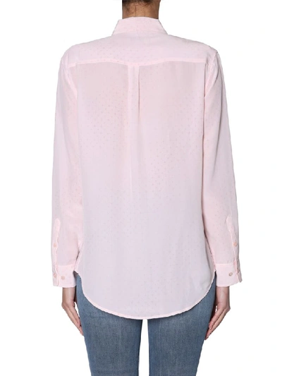 Shop Equipment Silk Shirt In Rosa