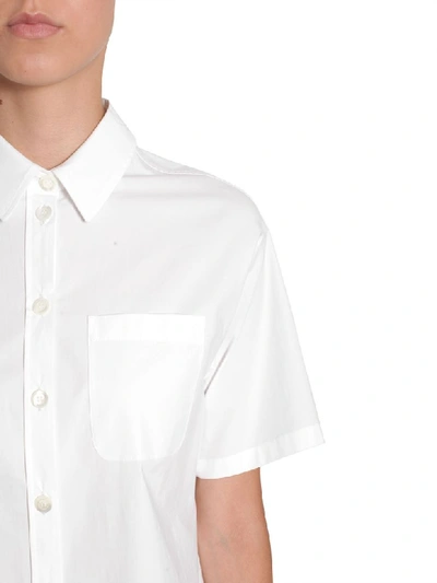 Shop Boutique Moschino Shirt Dress In Bianco