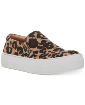 steve madden leopard slip ons