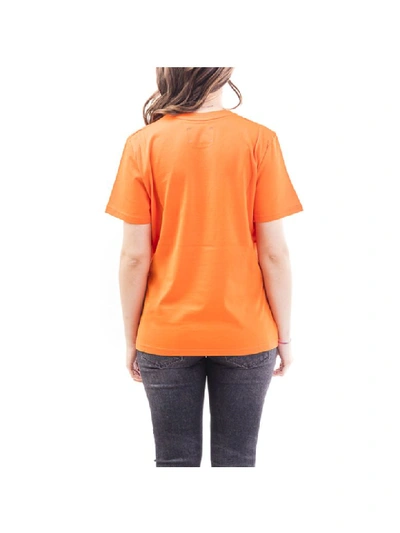 Shop Alberta Ferretti Cotton T-shirt In Orange