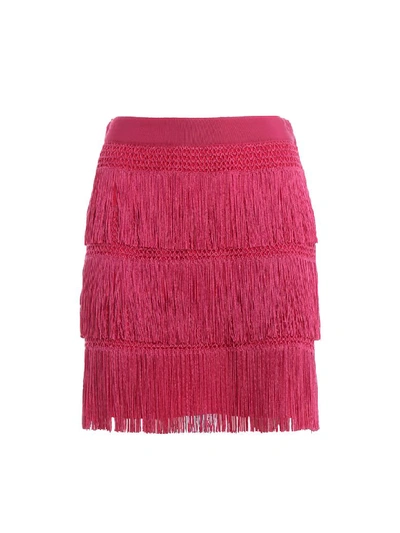 Shop Alberta Ferretti Skirt In Fuchsia