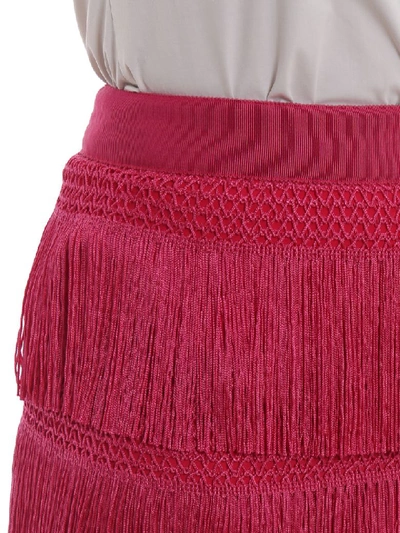 Shop Alberta Ferretti Skirt In Fuchsia