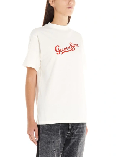 Shop Golden Goose Golden Soda T-shirt In White