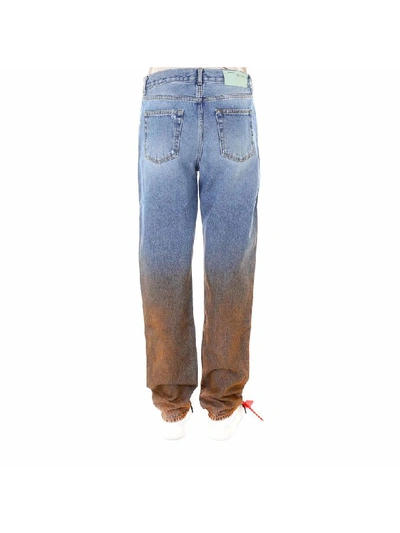 Shop Off-white Jeans In Blue