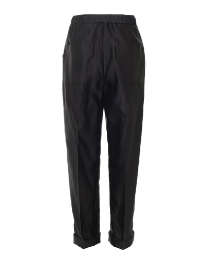 Shop Tom Ford Trousers In Black