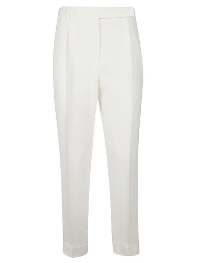 Shop Ermanno Scervino Pleated Trousers In White