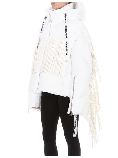 Shop Khrisjoy Khris Down Jacket In White