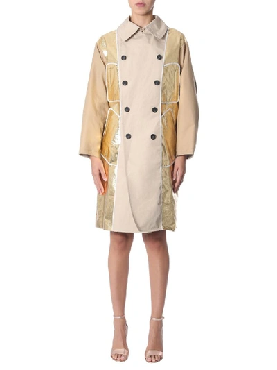 Shop N°21 Double-sided Trench In Beige
