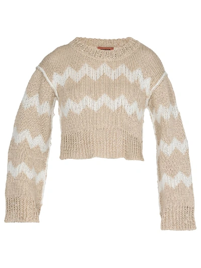 Shop Missoni Hemp Sweater In Natural