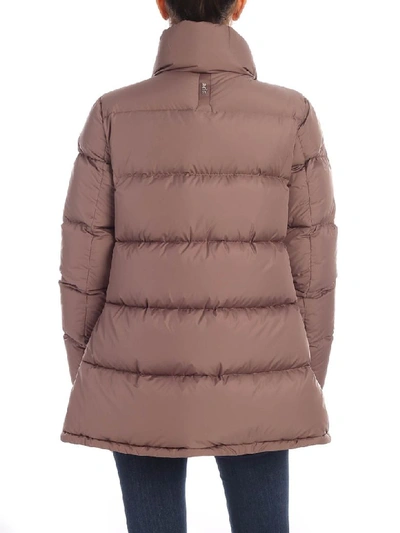 Shop Add Stand-up Neck Ped Jacket In Mauve