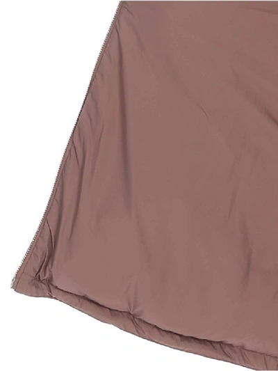 Shop Add Stand-up Neck Ped Jacket In Mauve