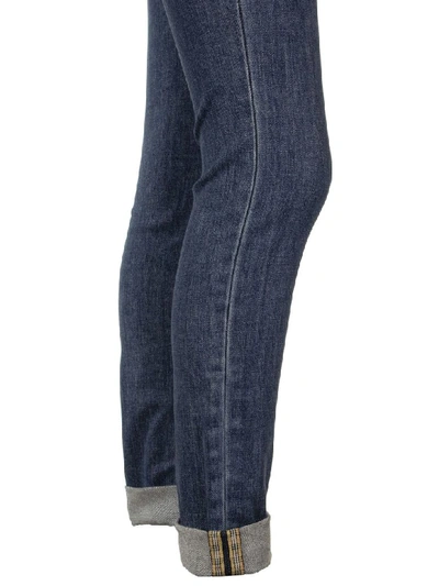 Shop Burberry Skinny Fit Denim Jeans In Blue