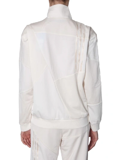 Shop Adidas Originals By Danielle Cathari Zip Sweatshirt In Bianco