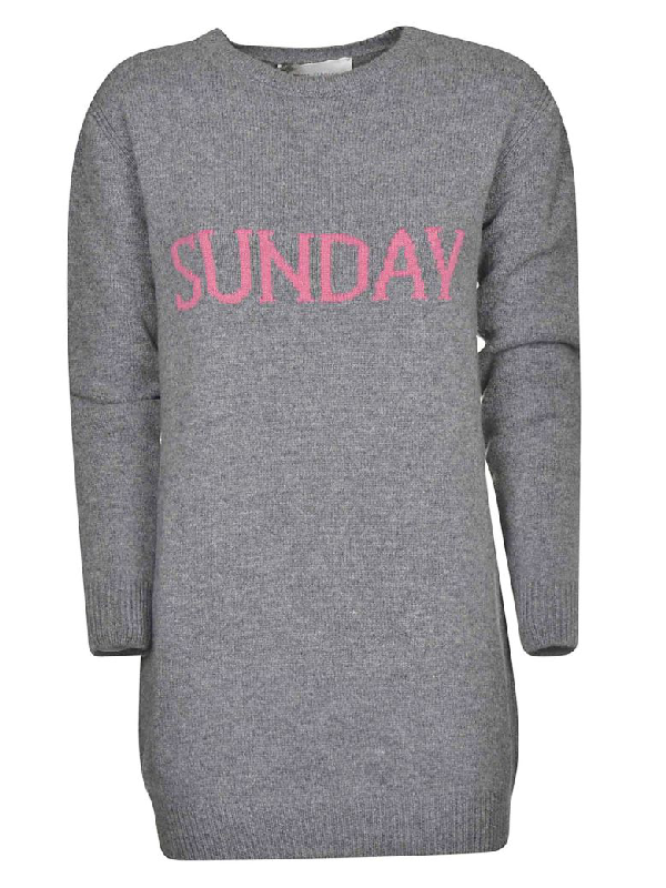 Alberta Ferretti Sunday Sweater In Grey | ModeSens