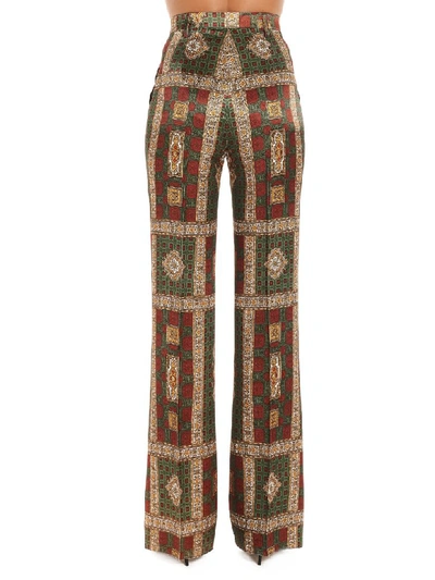 Shop Etro Pochette Pants In Multicolor