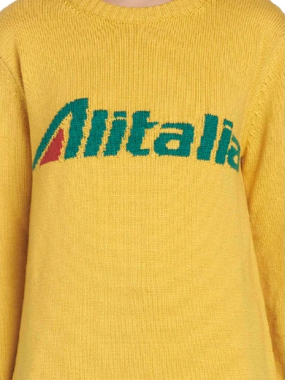 Shop Alberta Ferretti Alitalia Sweater In Giallo