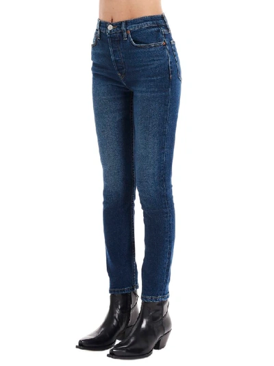 Shop Re/done Mid Seventies Jeans In Blue