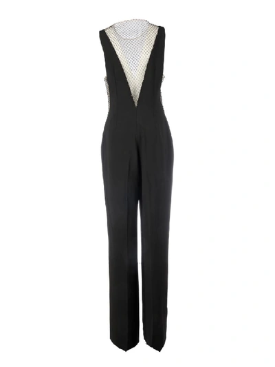 Shop Stella Mccartney Suit With Transparent Details In Black