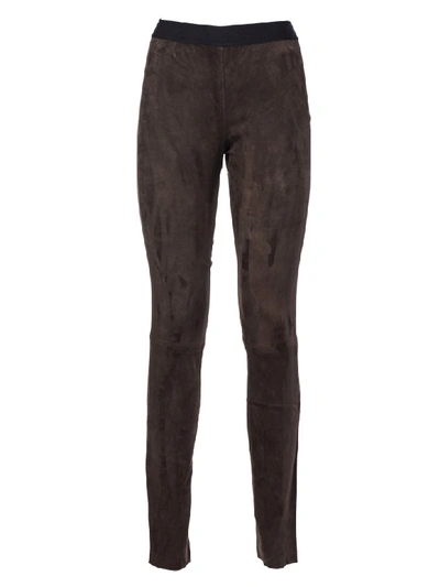 Shop Zinga Classic Leggings In Brown