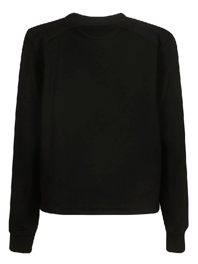 Shop Fendi Logo Printed Sweatshirt In Black