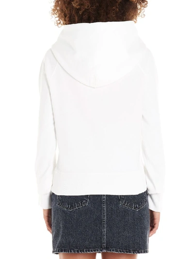 Shop Helmut Lang Standard Slim Hoodie In White