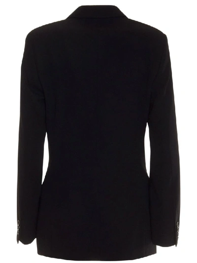 Shop Stella Mccartney Double-breasted Blazer In Black In Nero