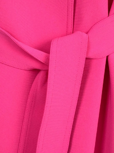 Theory Trenchcoat Mit Gürtel In Vja Magenta