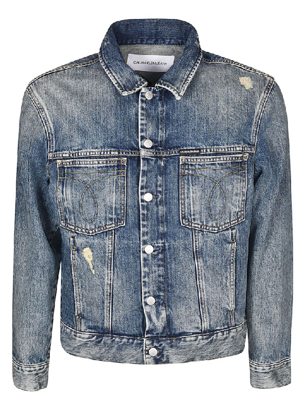calvin klein trucker denim jacket