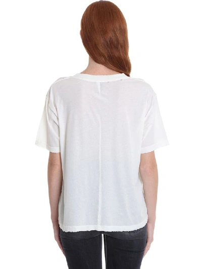 Shop Ben Taverniti Unravel Project T-shirt In White Cotton