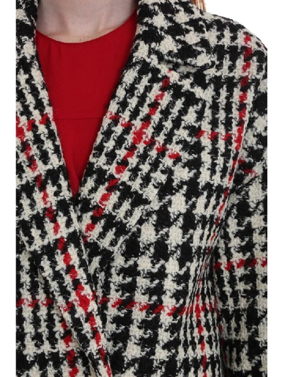Shop Red Valentino Coat In White Wool