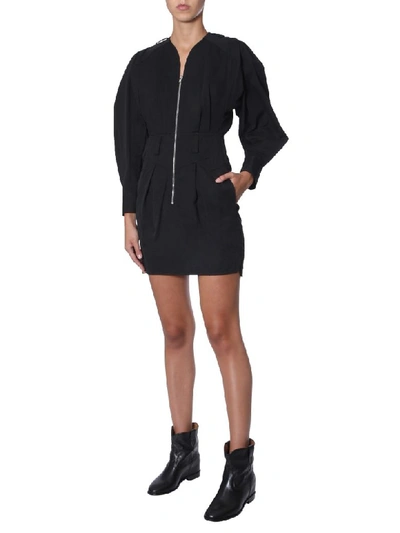 Shop Isabel Marant Honey Dress In Nero