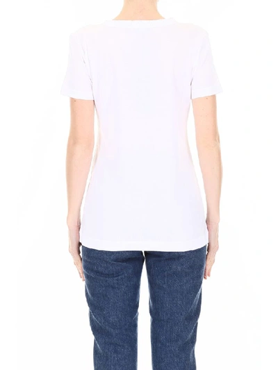 Shop Dolce & Gabbana Logo Patch T-shirt In Variante Abbinata (white)