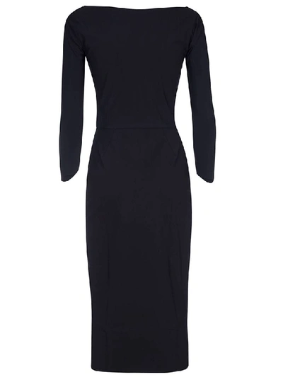 Shop La Petit Robe Di Chiara Boni Thayna Tris Dress In Black