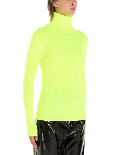 Shop Msgm Sweater In Giallo