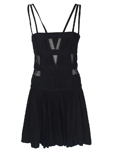 Shop Giovanni Bedin Tulle Tank Strap Mini Dress In Black