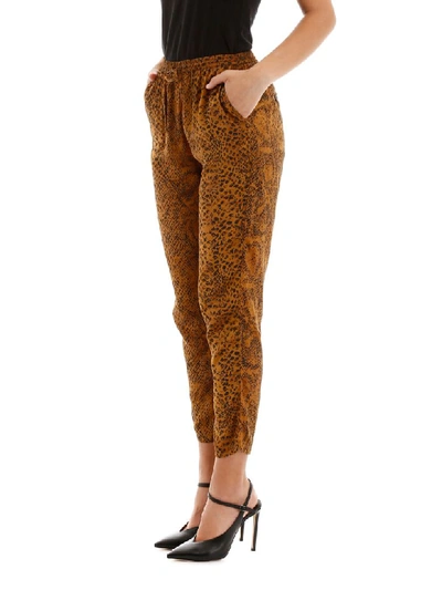 Shop Mes Demoiselles Kung Trousers In Ocre (brown)