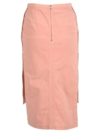 Shop N°21 N21 Nº21 Side Slits Skirt In Pink