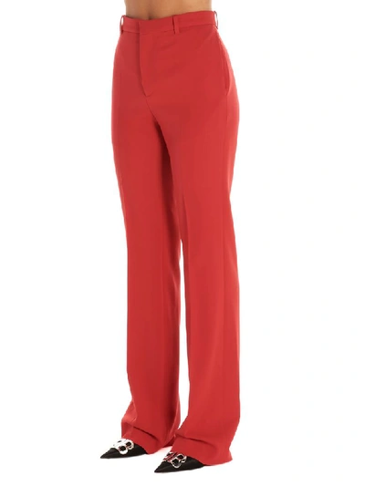 Shop Balenciaga Pants In Red