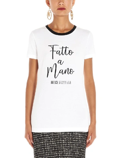 Shop Dolce & Gabbana Made In Italy T-shirt In White