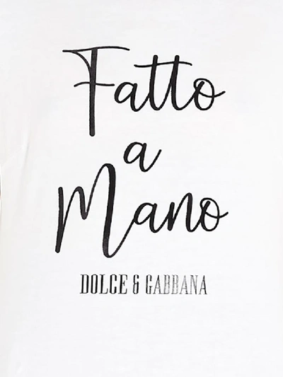 Shop Dolce & Gabbana Made In Italy T-shirt In White