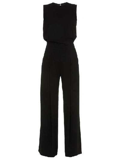 Shop Mcq By Alexander Mcqueen Sleeveless Jumpsuit In Darkest Black