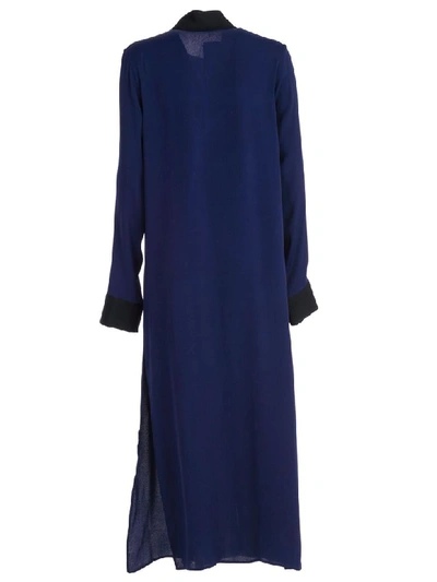 Shop Haider Ackermann Loose Fit Dress In Blue