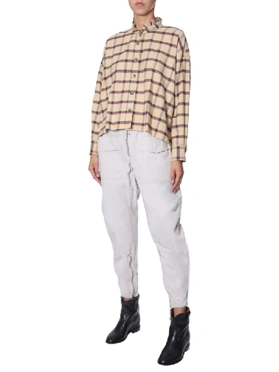 Shop Isabel Marant Étoile Ilaria Shirt In Beige