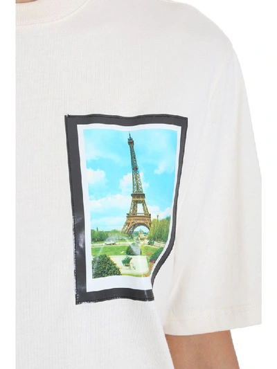 Shop Ami Alexandre Mattiussi T-shirt In Beige Cotton