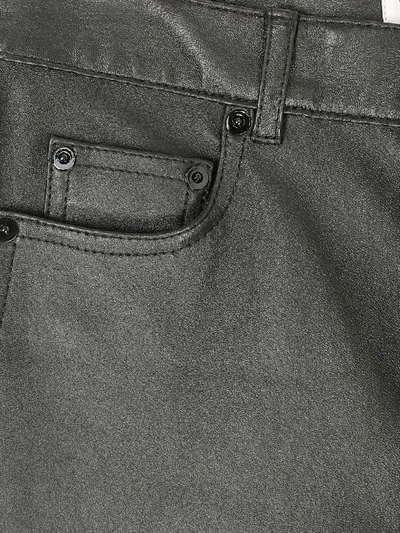 Shop Saint Laurent Leather Pants In Black