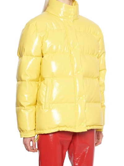 Shop Alberta Ferretti Rainbow Week Jacket In Giallo