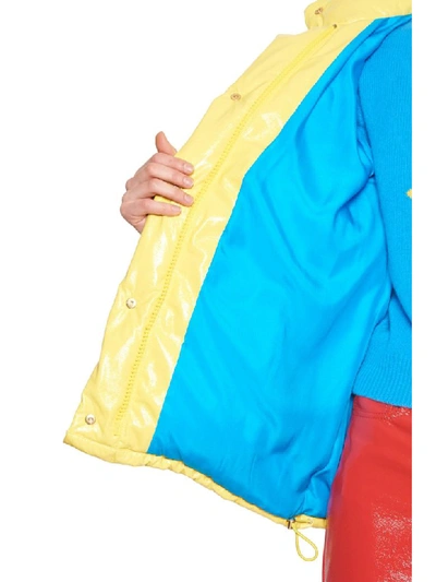Shop Alberta Ferretti Rainbow Week Jacket In Giallo